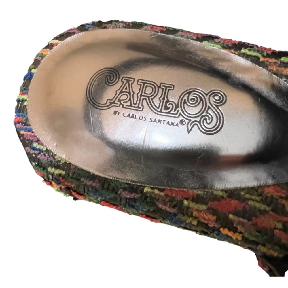 Sandals by Carlos Santana | Multi-color | Size 7M | LIKE NEW! - Picture 5 of 9